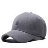 Papai inverno headwear masculino quente feltro esportes boné homem tamanho grande lã bonés de beisebol 55-60cm 60-65cm 240125