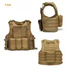 Jaktjackor Plate Carrier Tactical Vest Gear Militär Multifunktionell kombination Viktad väska paintball Swat