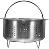 Double Boilers Stainless Steel Rice Steamer Metal Food Reusable Steaming Rack Cookware Cooker Supplies Electric Basket Kitchen