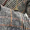 グリッドブランドの服の男性スプリングカジュアルビジネススーツ/男性高品質のコットンスリムフィットブレザージャケット/マン格子縞のコートS-4XL 240123