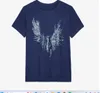 Nowy letni Zadig Voltaire T-shirt ZV Klasyczne litera Gilding Tshirt gorący diament niebieski kolor szczupły tee dziewczyny bawełny t-shirt