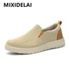 Homens primavera casual sapatos de lona moda ao ar livre sapatos de caminhada antiderrapante sapatos de barco respirável sapatos planos masculinos marca tênis 240131