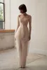 Modest Tulle A Line Wedding Dresses Elegant Bruffer per donne fuori dalla spalla Abiti da sposa senza schienale Robe De Mariee