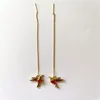 Dangle Earrings Selling Red Mixed Bird Long Ear Women Fashion Accessory