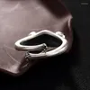 Кольца кластера BOCAI, оригинальные инновационные настоящие S925, регулируемое кольцо из чистого серебра, модное ретро-лягушка с животным для мужчин и женщин