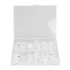 Nail Gel Nai Tips False Full Cover Breathable Lightweight Multiple Sizes With Storage Box For Salon