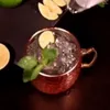 Tassen Mini 60 ml Moscow Mule Becher Kaffee Wein Bär Tasse Gehämmert Kupfer Überzogen Home Küche Bar Liefert Bier