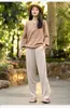 Women's Pants Spring Autumn Casual Women Small Leg High Waist Slim Hundreds Of Draped Chinese Style Soft