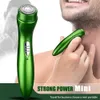 Mini Electric Shaver Automatic Men's Razor Trimmer Portable Beard Knife Safety Heads Shaving Machine Hair For Man 240124