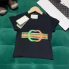 Novo verão crianças meninos e meninas camiseta de manga curta com letras impressas esportes algodão inferior estilo na moda