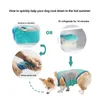 Vestuário para cães Camisetas com resfriamento instantâneo Camisa de proteção UV Correias ajustáveis para treinamento de caça ao ar livre SP99