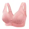 Reggiseni Reggiseno sexy con chiusura frontale da donna Chiusura senza fili per lingerie push up Taglie forti Senza anello in acciaio