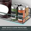 Kitchen Storage Spice Rack Organizer Wall Mount (6 Pack) Hanging Shelf Farmhouse Seasoning Space-Saving