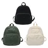 Sacos escolares meninas mochila moda veludo com alça superior portátil versátil mochila para caminhadas ao ar livre indoor viagens camping compras