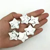 Decorative Figurines Drop 1PC Natural White Turquoise Star Shaped Crystal Gemstone Healing Stones Decor Crafts And Crystals