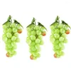 Party Decoration Wedding Mini Fake Fruit Life Like Like Arest Artificial Grapes 5pcs Bunch Vintage Plastic Perfect pour les piliers et la maison