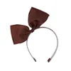 Hair Accessories 1 Pc Kids Cute Bow Bands Sweet Candy Color Girls Hairbands Boutique Ribbon Handmade Headwear Children Gift