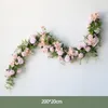 Fiori decorativi simulati di vite di rosa intrecciata a mano in rattan per eventi, palco per eventi, sfondo per matrimoni, cornice ad arco, decorazione floreale