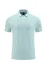 Polos pour hommes Luku européen décontracté couleur unie sport séchage rapide t-shirt à manches courtes unisexe fitness formation uniforme polo chemise