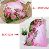 Towel Butterfly Towels Size 35x35cm 35x75cm Square Rectangle Printing Cotton Face Fabric Custom Logo