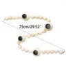 Candle Holders Wooden Beads Holder Vintage For Wedding And Home Decoration 87HA