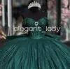 Emerald Green Sparkly Princess Quinceanera Dresses Off Shoulder Gillter Crystal Corset vestidos para 15 quinceanera Sweet 16