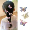 Accessori per capelli 5 pezzi clip a farfalla di colore sfumato per bambini copricapo carino forcine per ragazze dolci mini principessa