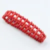 Link Bracelets DIY Irregular Branch Charm Red Sea Coral Knited Elastic Rope Jewelry For Women Vintage Elegant Accessories Gifts Party