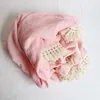 Blankets Muslin Swaddle Cotton Gauze For Baby Receiving Blanket Born Tassel Wrap Infant Sleeping Quilt Bedding Cover