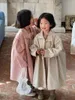 Coat 2024 Styles Girls Trench Spring Full Sleeve Fashion Jacket Kids Clothes 1-8 Years