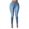 Women's Jeans Denim Leggings Trendy High Waist Skinny With Zipper Pockets Streetwear Trousers For A Stylish Look