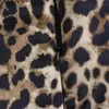 動物パターン印刷されたシルクサテンテクスチャショートドレス早春にファッショナブル240126を備えたUnizera-straightネックサスペンダー