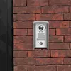 Dörrklockor Regntät åtkomst täcker ytterdörren stänk-säker dörrklocka universal rostfritt stål trådlöst väderbeständigt skydd