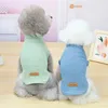 Vestuário para cães moda e roupas confortáveis ​​para cães pequenos colete pet chihuahua roupas por atacado camiseta para perro