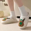 Slippers Christmas Deer Bedroom Slipper Anti Slip Women Men Plush Warm Fuzzy Fluffy For Gift