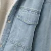 Vestes Femmes Femmes Chaud Vintage Bouton Down Distressed Denim Jean Veste Manteau Poche Light Météo Hiver Streetwear Tops