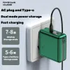 5 I 1 Trådlös laddning Bank Travel Fast Charger kommer med kabel och plugg, stor kapacitet Portable Mobile strömförsörjning