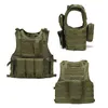 Jaktjackor Plate Carrier Tactical Vest Gear Militär Multifunktionell kombination Viktad väska paintball Swat