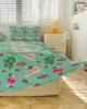 Bed Skirt Delicious Strawberry Cake Green Elastic Fitted Bedspread With Pillowcases Mattress Cover Bedding Set Sheet