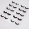 10-50 Pack/Lot cils de vison moelleux maquillage en gros faux cils vaporeux naturel cils de vison courts 240124