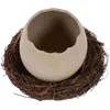 Bowls Of Birds Nest Shaped Ceramic Egg Modeling Dessert Fruit Sauce Bowl