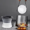 Wijnglazen Nieuwe Creatieve Dikke Kristallen Whiskey Tumbler Glazen Draaibladen Ontwerp Hamer Van Cognac Cup Wijnglas