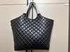 ICARE MAXI Shopperge Shopping Tote Designer حقائب يد 2 الحجم مرفقات محفظة صغيرة مبطن LAMBSKIN