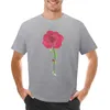 Regatas masculinas Bev's Rose T-Shirt Blacks Blusa Coreana Moda Mens Camisetas Brancas