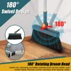 Broom Dustpan Set Combination Long Handle Hushåll Borstar Magic Folding Standing Non Stick Hair Roting Sweep Tool 240123