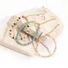 Charm Armbänder ZMZY Edelstahl Kette Schmuck Französisch Luxus Farbe Perlenarmband Damen Einfaches Design Stein Für