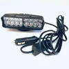 Verlichtingssysteem Magnetische auto Led-werklamp Noodsituatie 24W 6000K Spot / Flood Combo Magneet Koplamp Off Road Spotlight met 3m draad