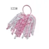 Hair Accessories Girl Plaid Gingham Corker Elastyczna opaska do włosów kręcona wstążka Korker Ponytail Holders 5 "Pętla Lady Clip Bobbles 20pcs