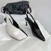 Shoes 2024 Dress Fashion Women Leather With Square Toe Vintage Ladys Pumps Zapatos Para Damas En Oferta