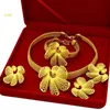 ANIID Luxus Dubai Gold Farbe Afrika Schmuck Set Runde Form Anhänger Halskette Ohrringe Sets Für Frauen Mädchen Schmuck Party Geschenk 240123